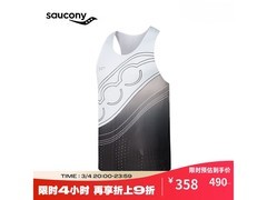 Saucony男春夏运动背心低至249元