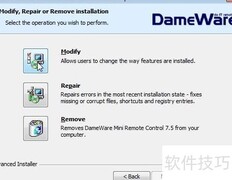 DameWare远程控制安装技巧