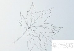 枫叶简笔画教程：轻松几步学会