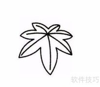 枫叶简笔画轻松学