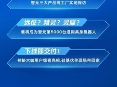 智元机器人第5000台量产下线，神秘大咖现身提货现场