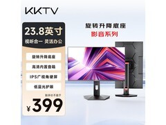 KKTV 23.8 英寸显示器京东特惠低至 398 元