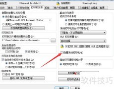 AutoCAD 2008开启隐藏打印机