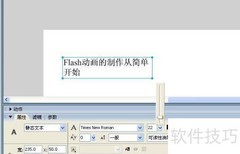 Flash文本工具使用技巧