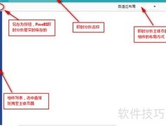 新建分析：软件操作指南