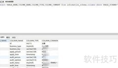 MySQL导出数据字典方法