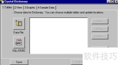 水晶报表与FineReport数据字典对比