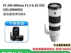 索尼SEL200-600G镜头限时特惠
