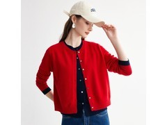 帕罗25秋冬新款拼色羊毛衫