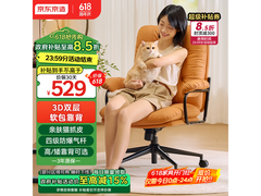 京东京造爱马仕橙人体工学椅