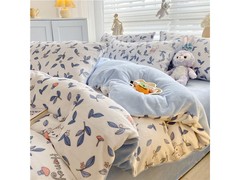 圣希德秋冬牛奶绒四件套低至98元