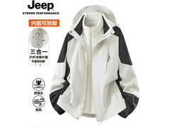 京东吉普男款冲锋衣，直降200仅119元