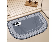季象熊猫竹雨脚垫，京东到手仅9.9元