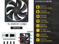 利民TL-S12W ARGB机箱风扇限时特惠