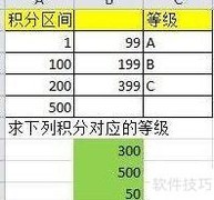LOOKUP函数使用技巧
