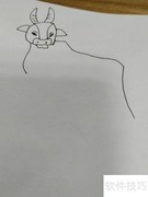 卡通老牛简笔画教程