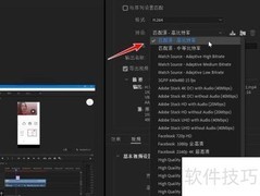 PR导出H264比特率设置技巧