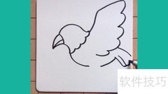 简笔画雄鹰，轻松几步学会