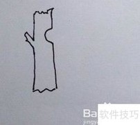 啄木鸟简笔画教程