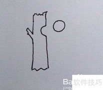 啄木鸟简笔画教程