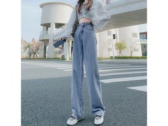 京东QITA女士高腰显瘦牛仔裤特惠来袭