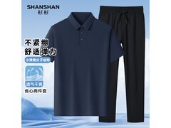 杉杉POLO衫男夏两件套