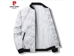 皮尔·卡丹男士棒球领夹克低至49.9元