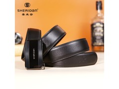 SHERIDAN男士牛皮腰带，到手仅49元！
