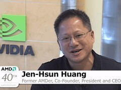 AMD庆40周年 黄仁勋亮相怀旧
