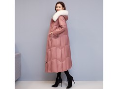 雅鹿女款过膝羽绒服京东低至256元