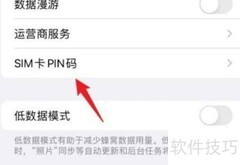 苹果SIM卡设置方法