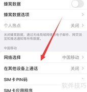 苹果SIM卡设置指南