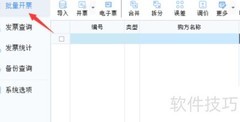 开票系统清单导入指南