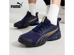 PUMA男款蓝色透气跑鞋活动价低至332元