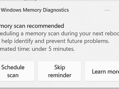 Windows 11新蓝屏功能上线：内存诊断助力崩溃排查