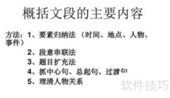 概括文章内容的技巧