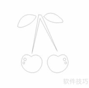 樱桃卡通图标创意设计