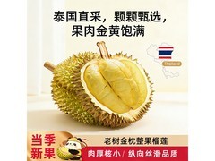 松筱泰国金枕榴莲2个装，原价129.9，券后99.9！