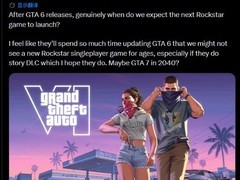 GTA6定档2026，玩家恐再等十年迎GTA7或荒野大镖客3