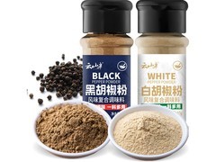 云山半80g黑、白胡椒粉2瓶组合，促销到手仅8.8元！