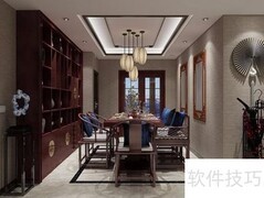 客餐厅一体隔断设计