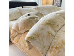 途波列加厚牛奶绒四件套，到手仅119元