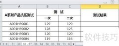 EXCEL用IF和EXACT比对数据