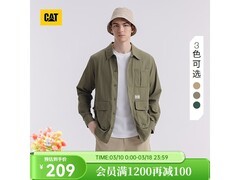 CAT男士25军绿L码衬衫，低至121元