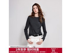 初语圆领长袖T恤京东特惠低至58.91元