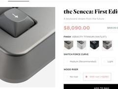 全球最贵机械键盘：Seneca First Edition售价高达57612元