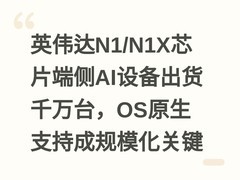 英伟达N1/N1X芯片端侧AI设备出货千万台，OS原生支持成规模化关键
