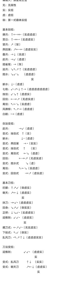 弈剑行萌新进阶指南