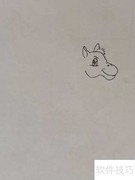 骏马奔腾简笔画法
