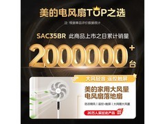 美的SAC35BR落地扇直降30元